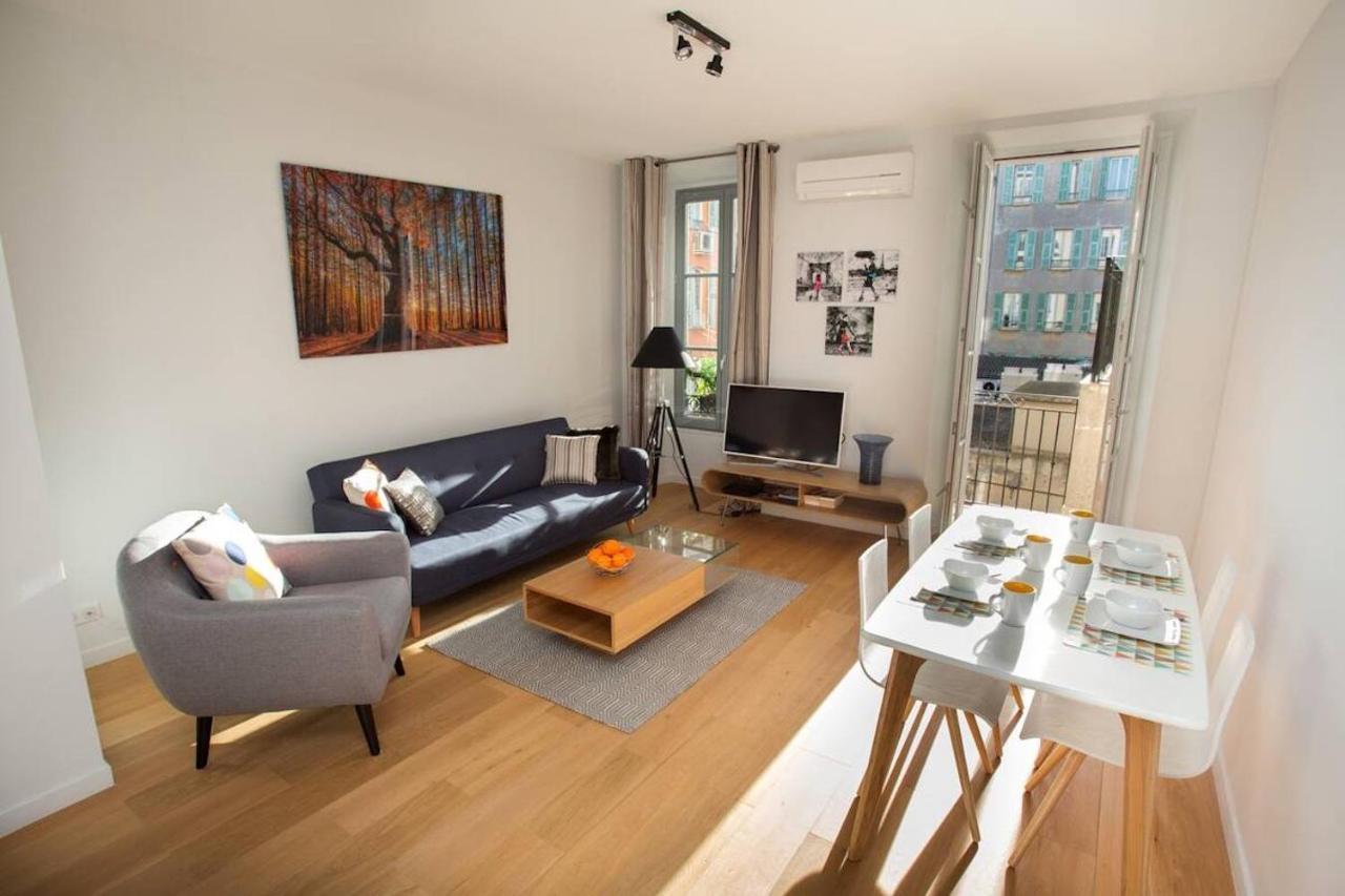 F2 Terrasse, Moderne, Hyper Centre, Clim, Ascenseur- Dubouchage Appartement Nice Buitenkant foto