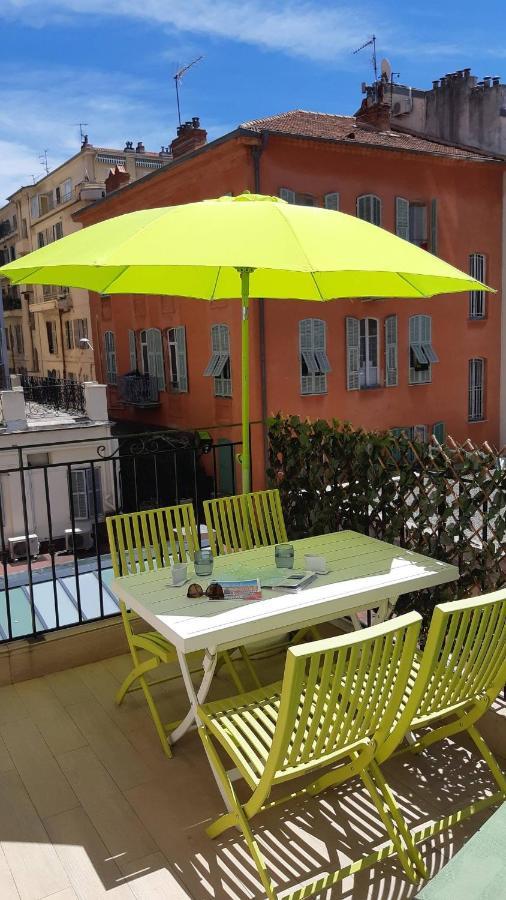 F2 Terrasse, Moderne, Hyper Centre, Clim, Ascenseur- Dubouchage Appartement Nice Buitenkant foto