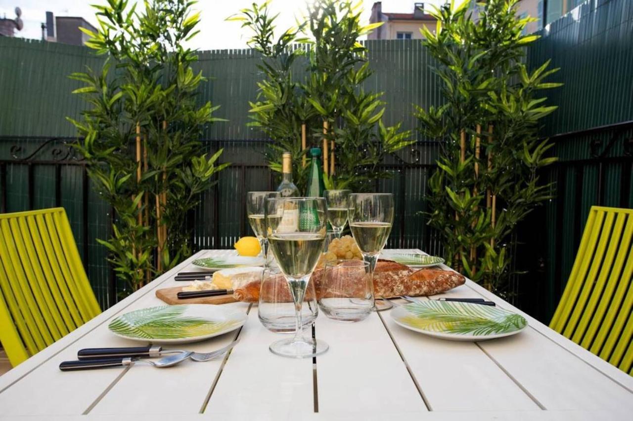 F2 Terrasse, Moderne, Hyper Centre, Clim, Ascenseur- Dubouchage Appartement Nice Buitenkant foto