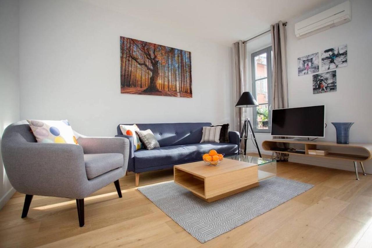 F2 Terrasse, Moderne, Hyper Centre, Clim, Ascenseur- Dubouchage Appartement Nice Buitenkant foto