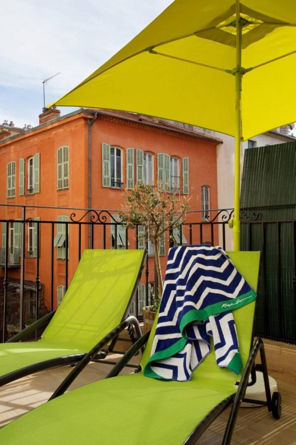 F2 Terrasse, Moderne, Hyper Centre, Clim, Ascenseur- Dubouchage Appartement Nice Buitenkant foto
