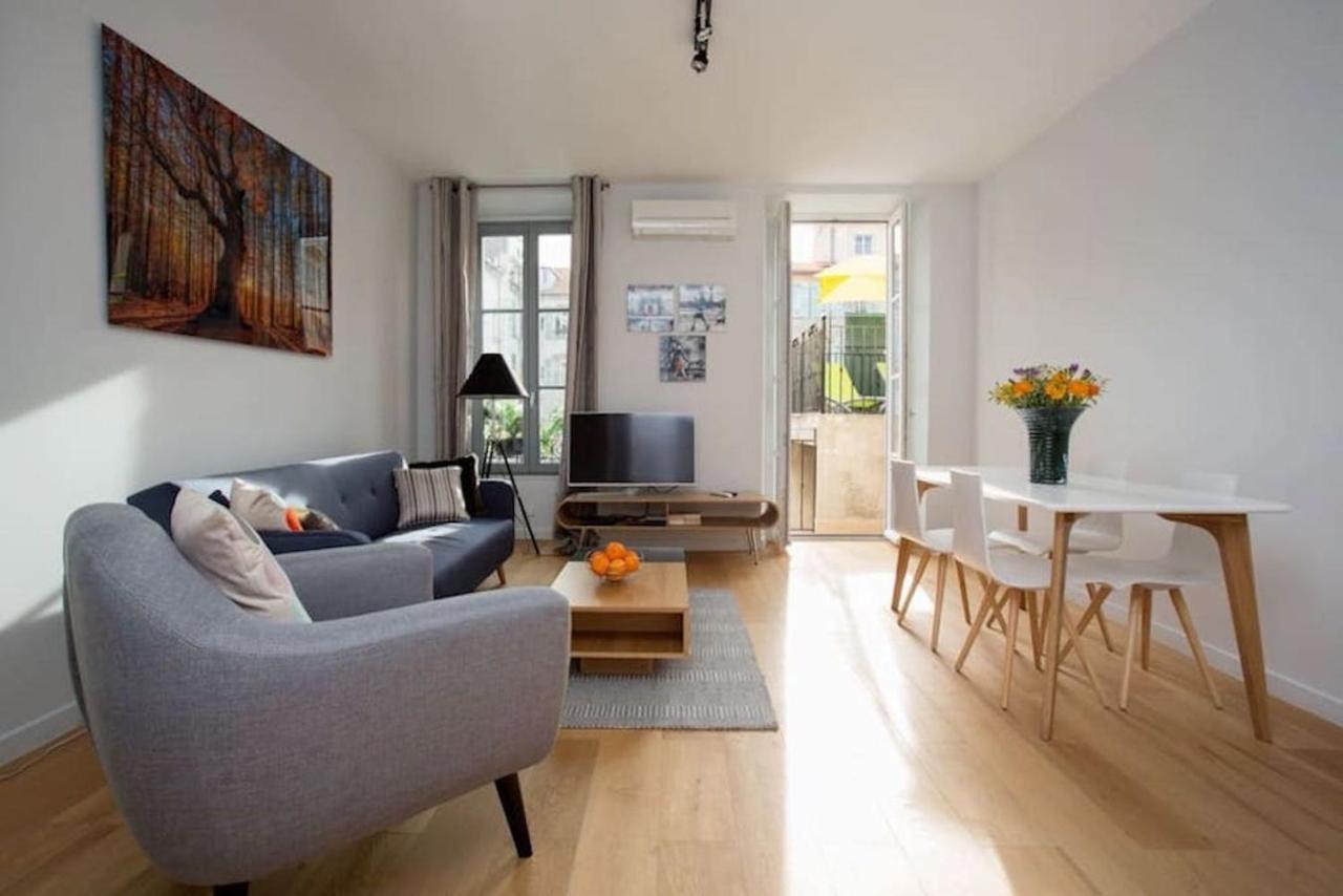F2 Terrasse, Moderne, Hyper Centre, Clim, Ascenseur- Dubouchage Appartement Nice Buitenkant foto